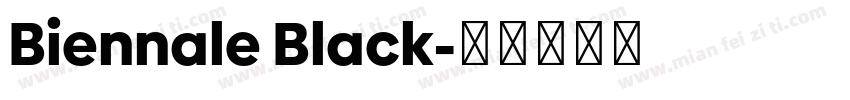 Biennale Black字体转换